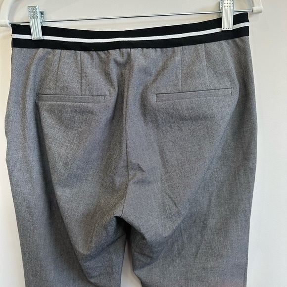Zara Gray Tailored Pants Elastic waist in back. Very comfortable and stylish Med - Picture 3 of 6